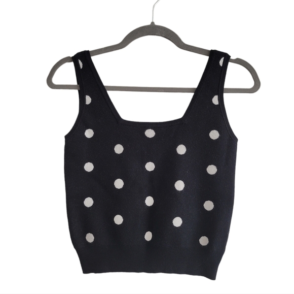 Victor Glemaud Target Sleeveless Polka Dot Knit Tank Top Vest - Picture 1 of 6